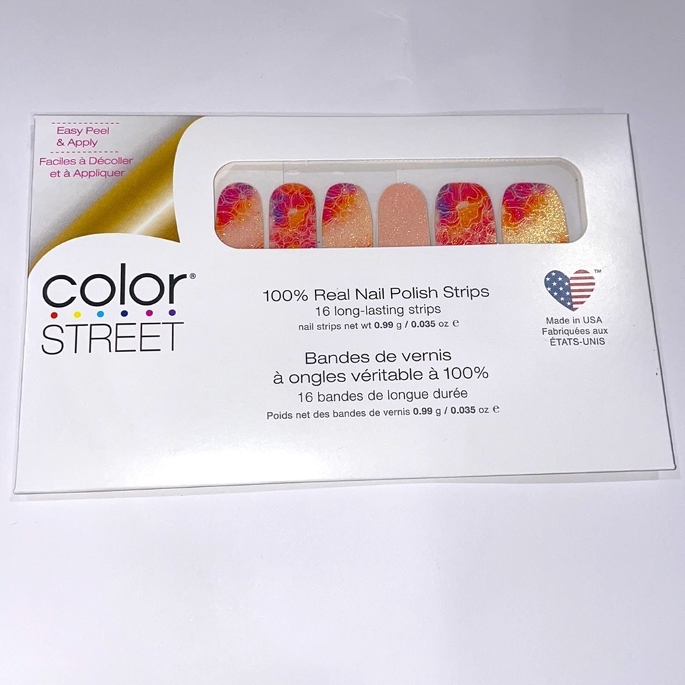 Color Street Poppy That Nail Polish Strips